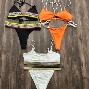 SheIN lot of 3 bikinis XL
